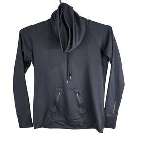 Womens Black Noble Outfitters Cowl Neck Pullover Sweatshirt Long Sleeve Size XL